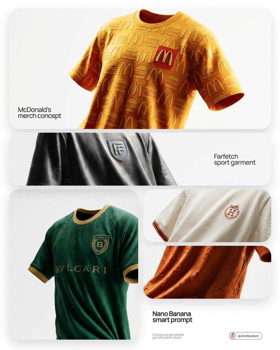 Ein einzelnes maßgefertigtes Fußballtrikot, das schräg vor einem reinweißen Studiohintergrund in der Luft schwebt, mit realistischen Stofffalten und einem markenbezogenen Wappen auf der Brust