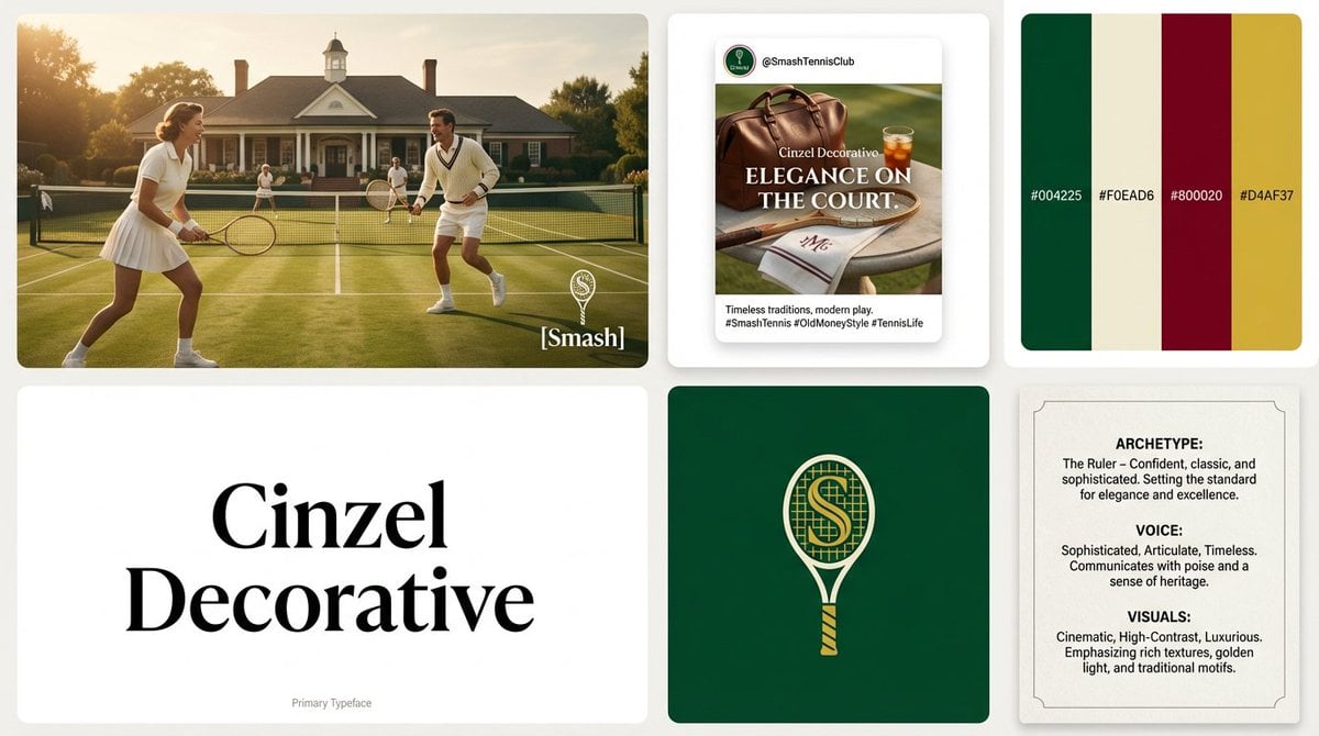 Brand Identity System Bento Grid