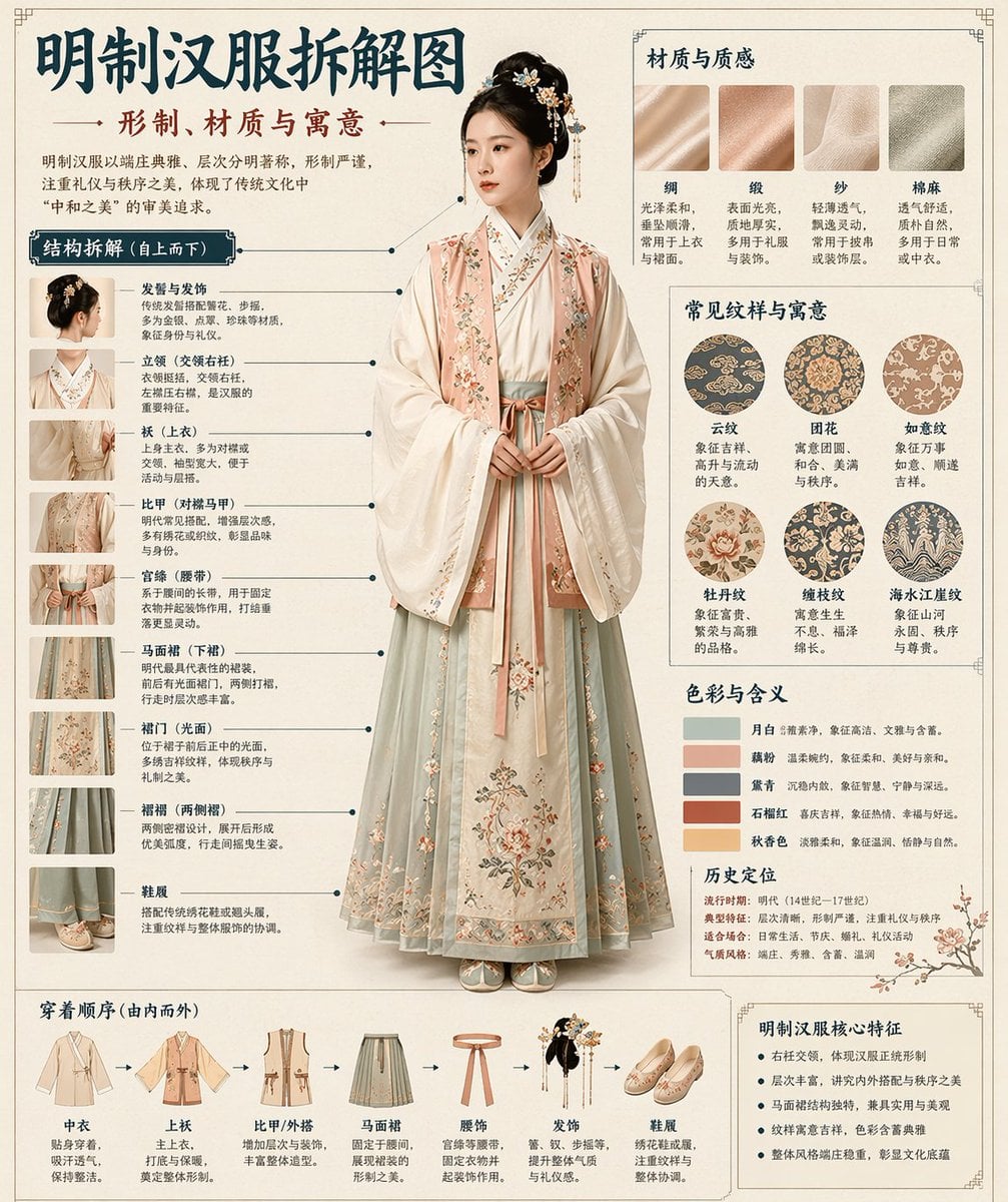 KI-generiertes Bild der chinesischen Explosionsansicht-Infografik zum Kulturerbe