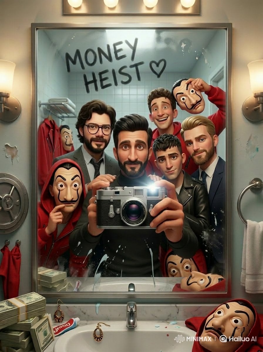 Cinematic Mirror Selfie 80s Sci Fi Horror Stranger Things
