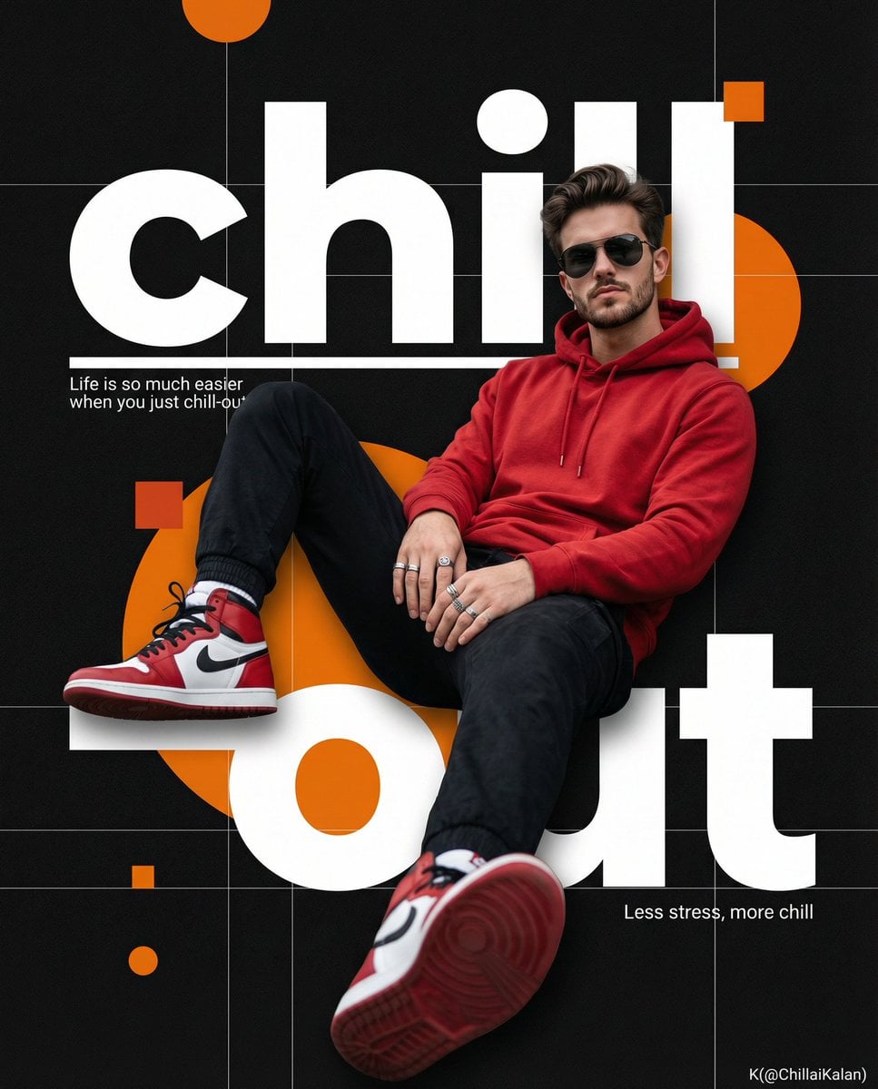 Cinematic Poster Man Chill Out