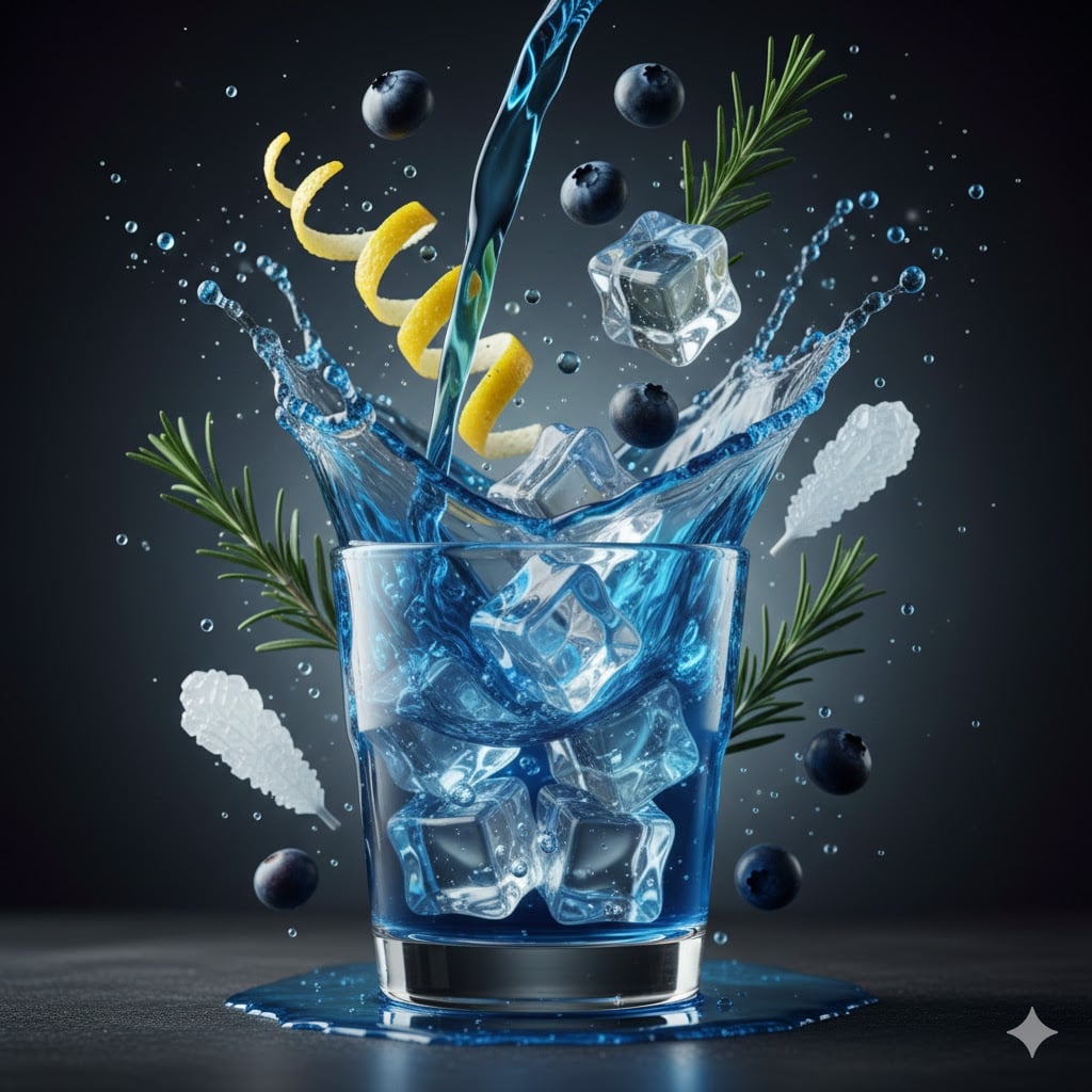 Cocktail Hyper Realistic Luxury Advertising