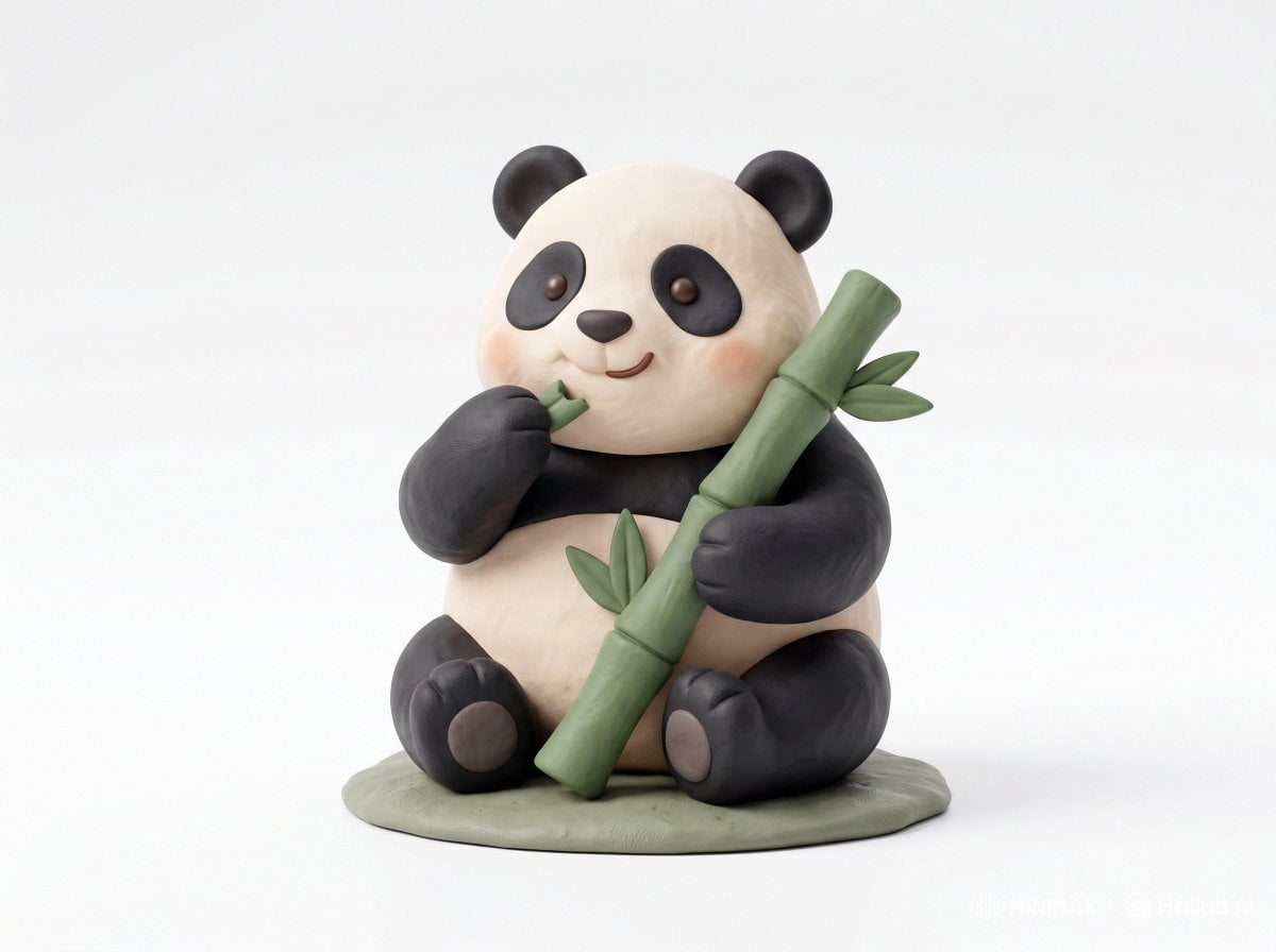 Imatge generada per IA del personatge d'icona d'argila 3D adorable