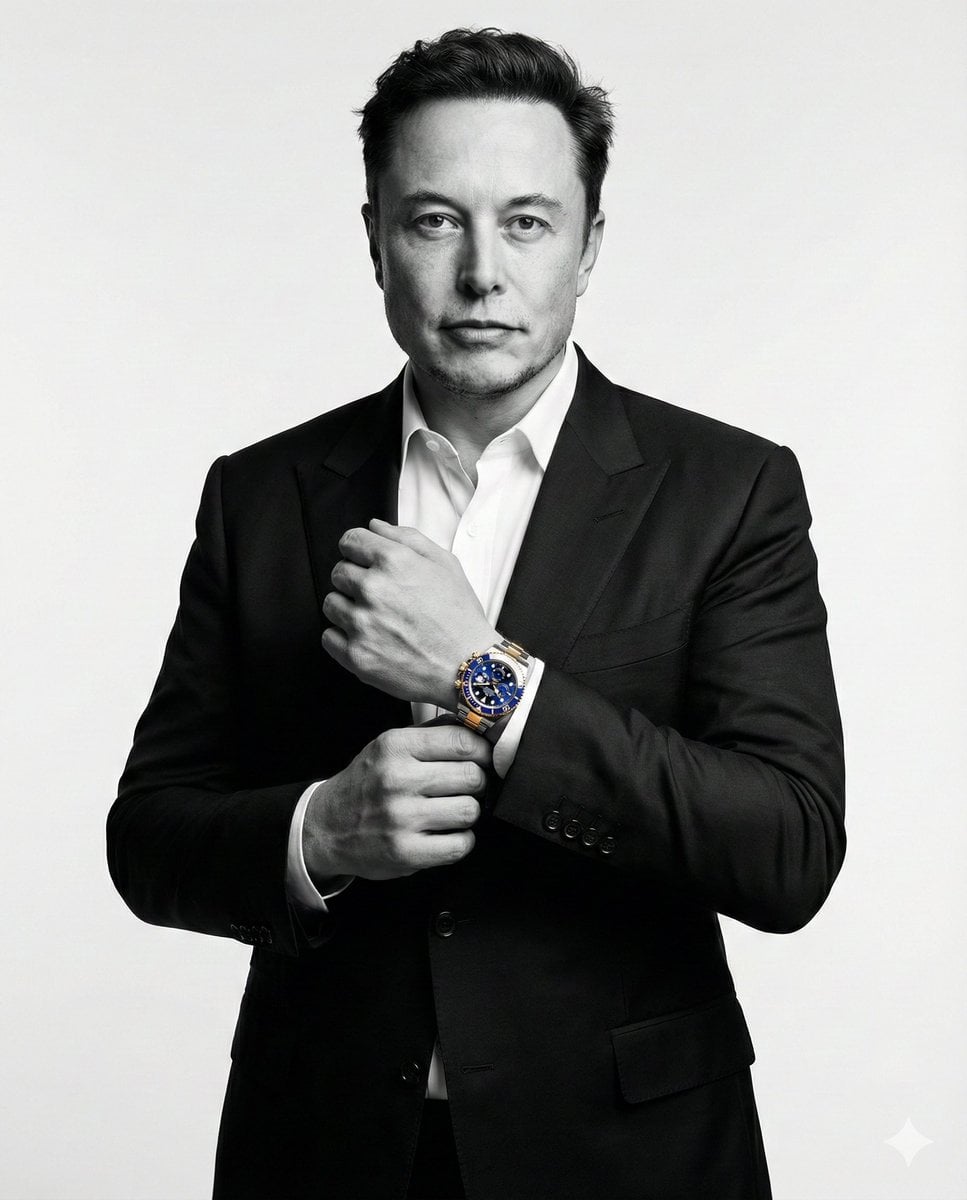 Elon Musk Luxury Watch Studio Promotional