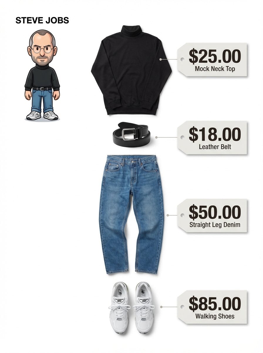 Modeinfografik Outfit Opsplitning -genereret billede