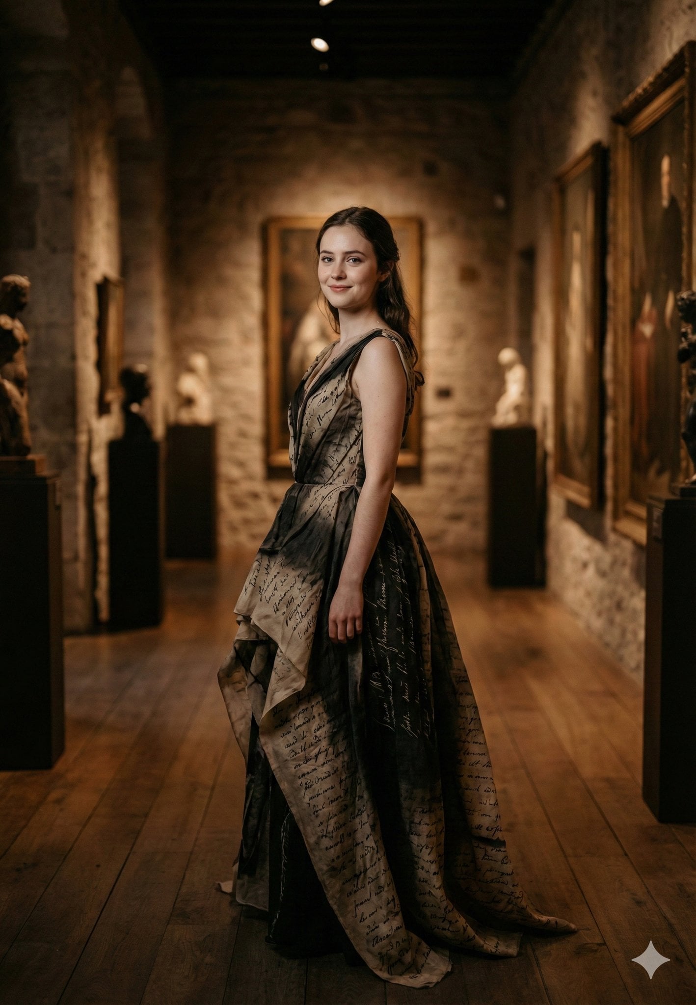 Fine Art Fashion Portrait Gallery Corridor