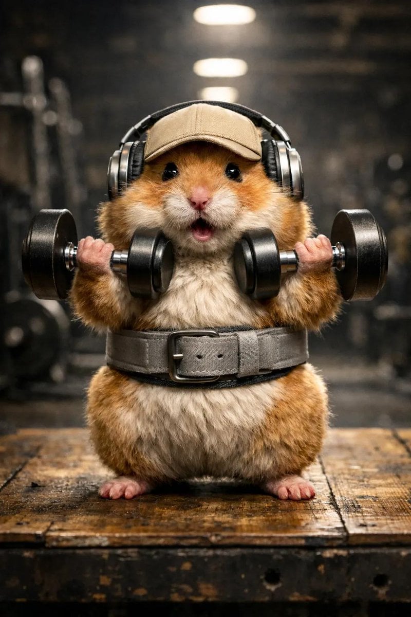 Golden Hamster Gym Workout