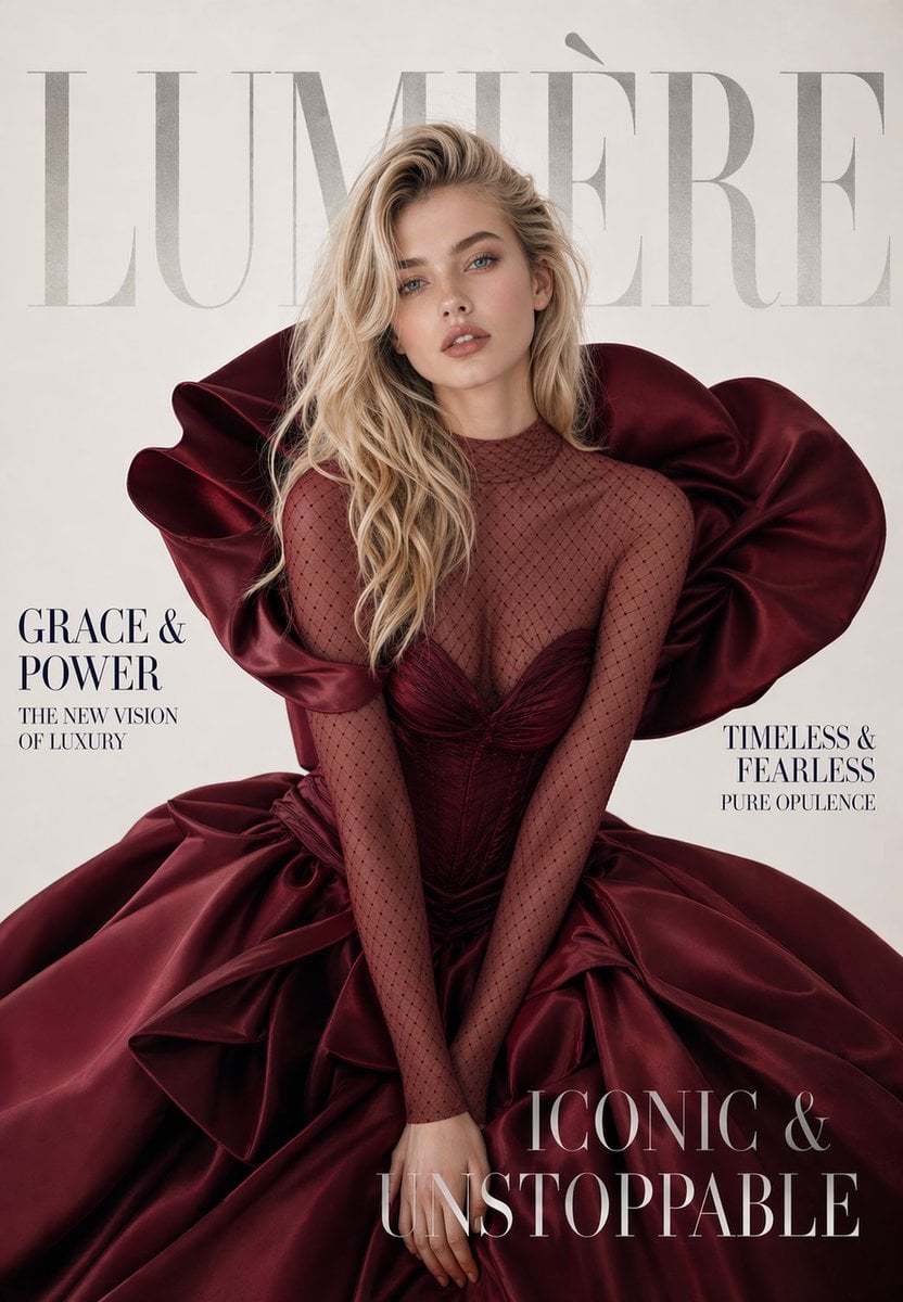 KI-generiertes Bild des Titelbild-Portrts des Lumiere-Magazins