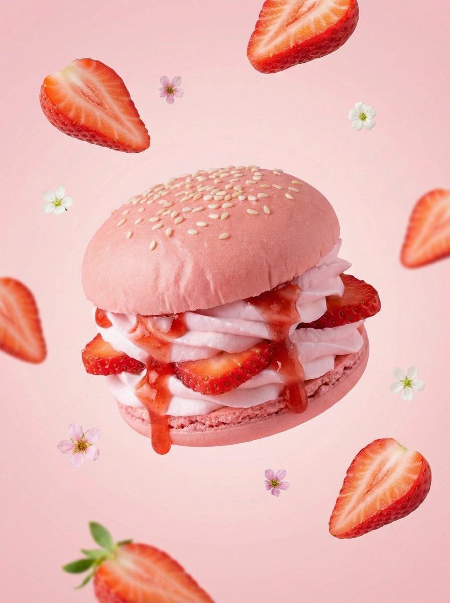 Luxury Fruit Dessert Burger Studio