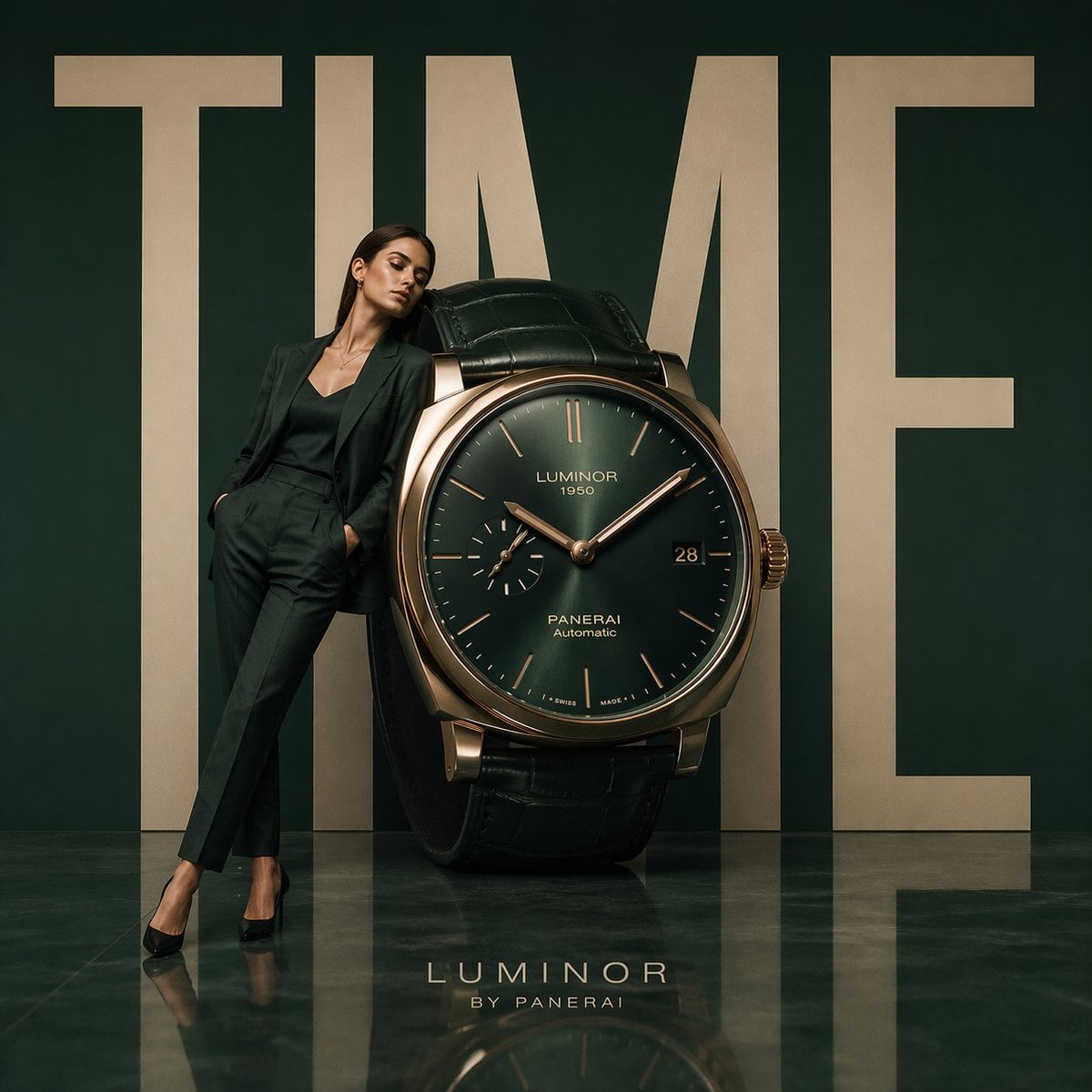Luxury Watch Campaign Oversized Sculpture Studio