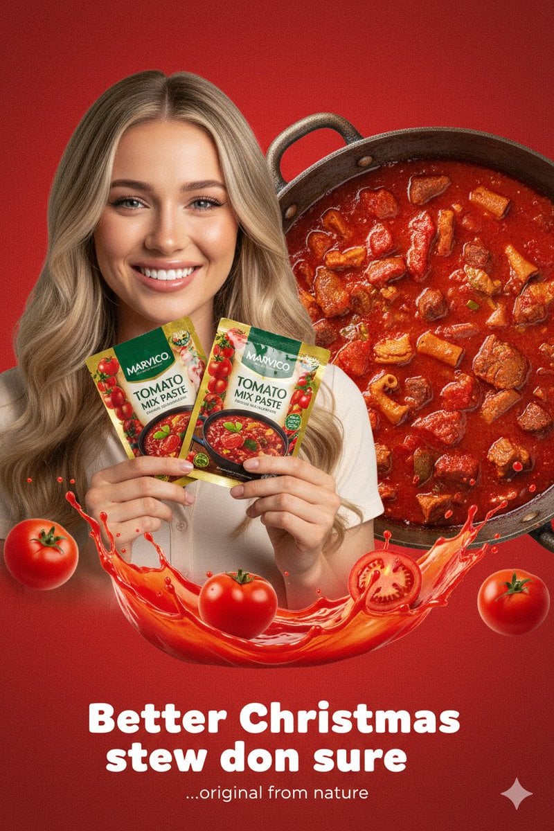 Marvico Tomato Mix Paste Christmas Stew Ad