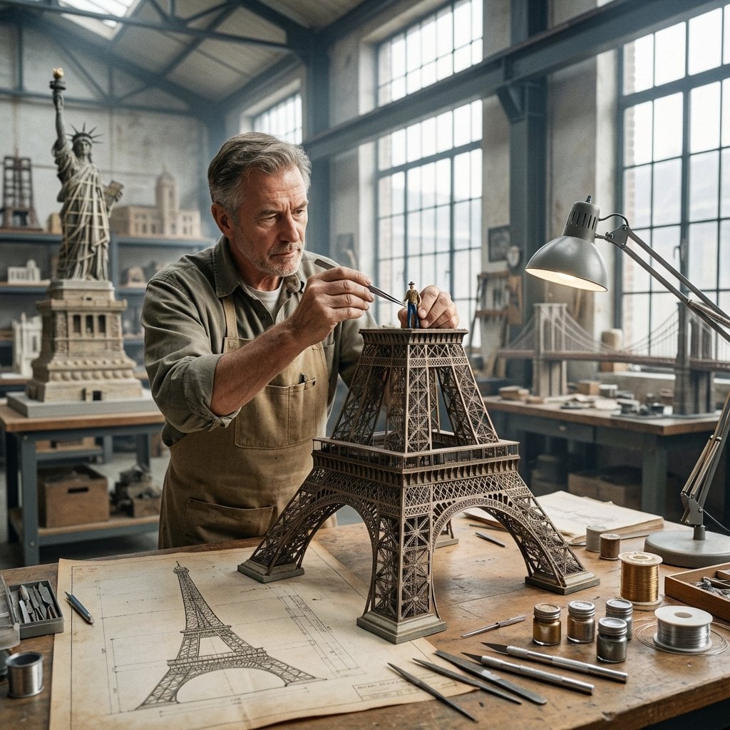 Master Model Maker Eiffel Tower Architectural Firm