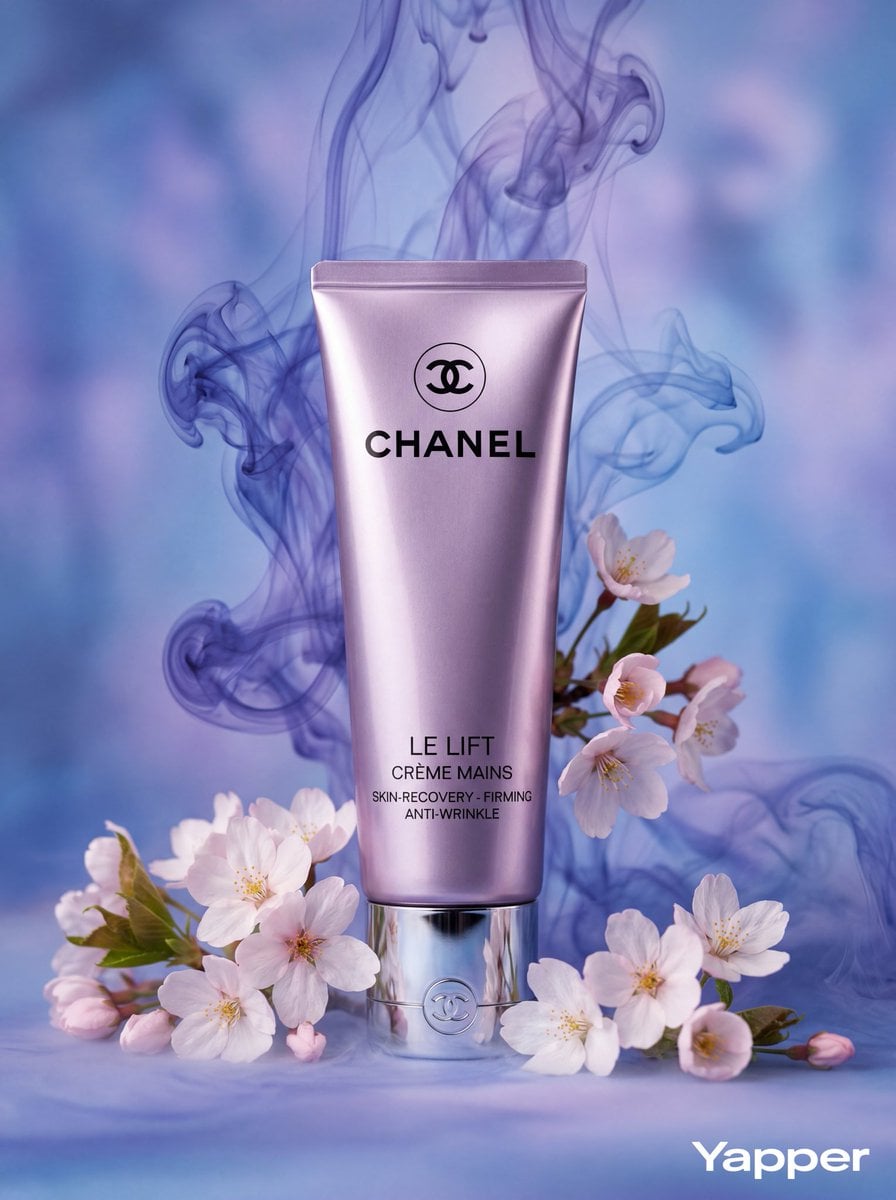 Luxury Cosmetic Tube Blue Swirling Clouds