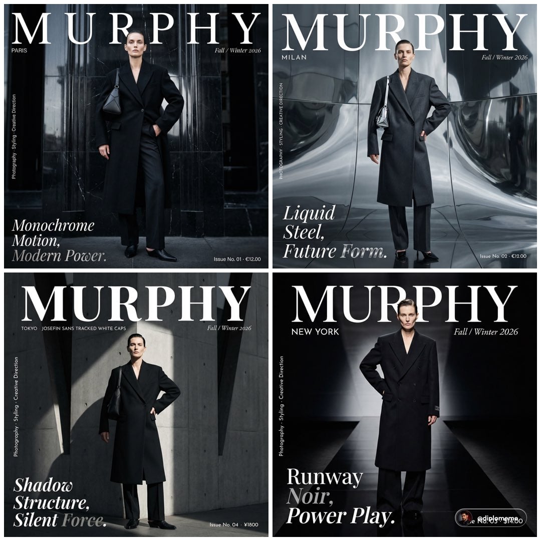 Murphy Fashion Editorial Monochrome