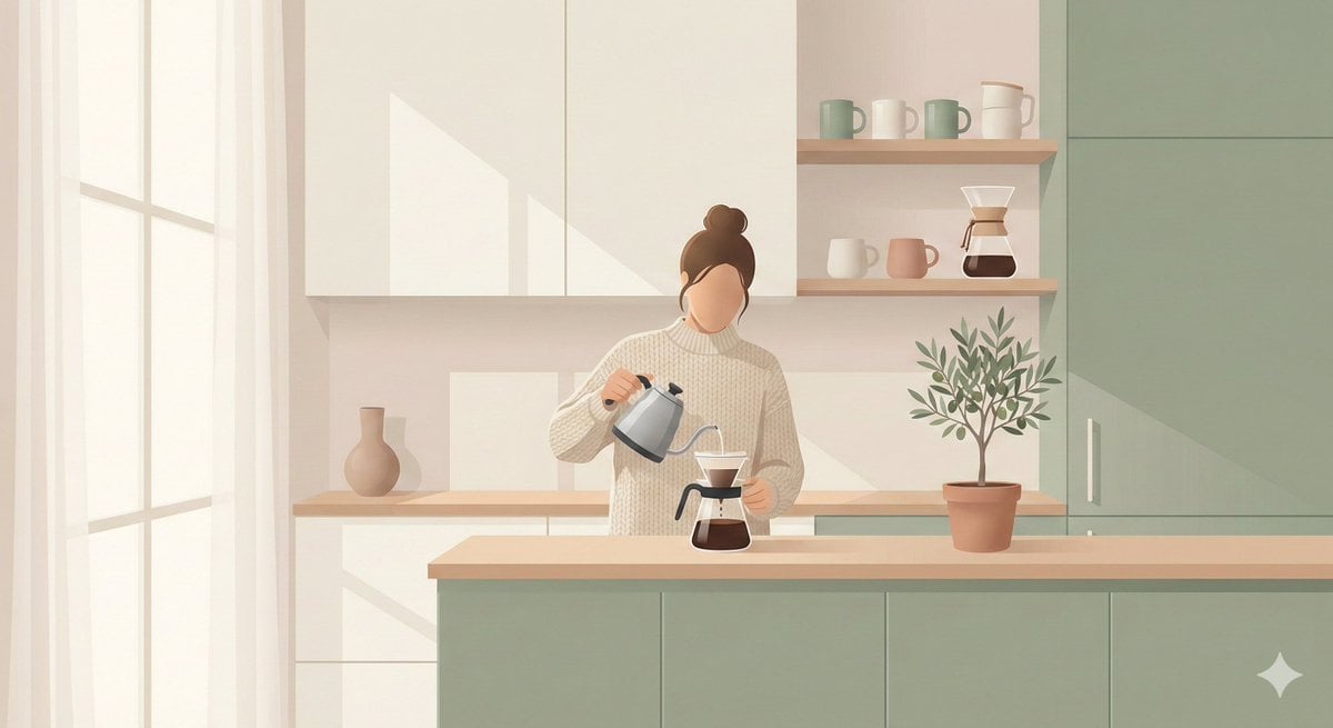 Scandinavian Minimal Illustration Muted Pastel