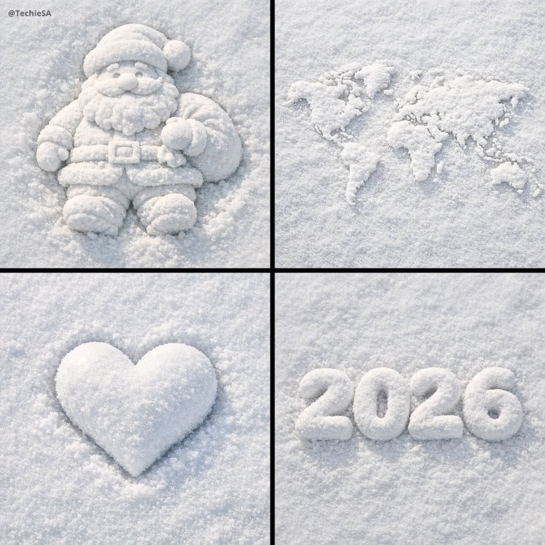 Image générée par IA d'objet de neige vue de dessus