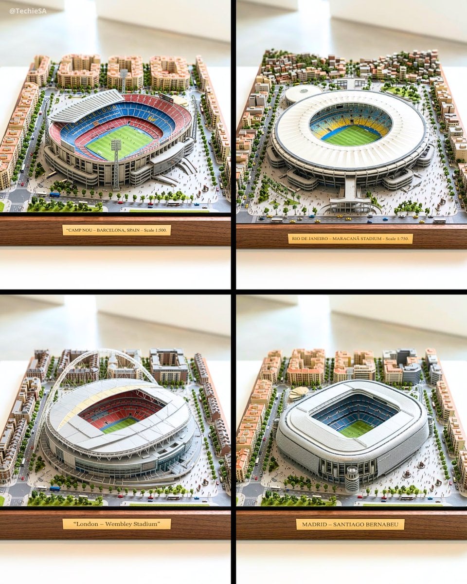 Imatge generada per IA de la Maqueta arquitectònica de ciutat amb diorama en miniatura d'estadi